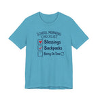 School Morning Checklist T-Shirt
