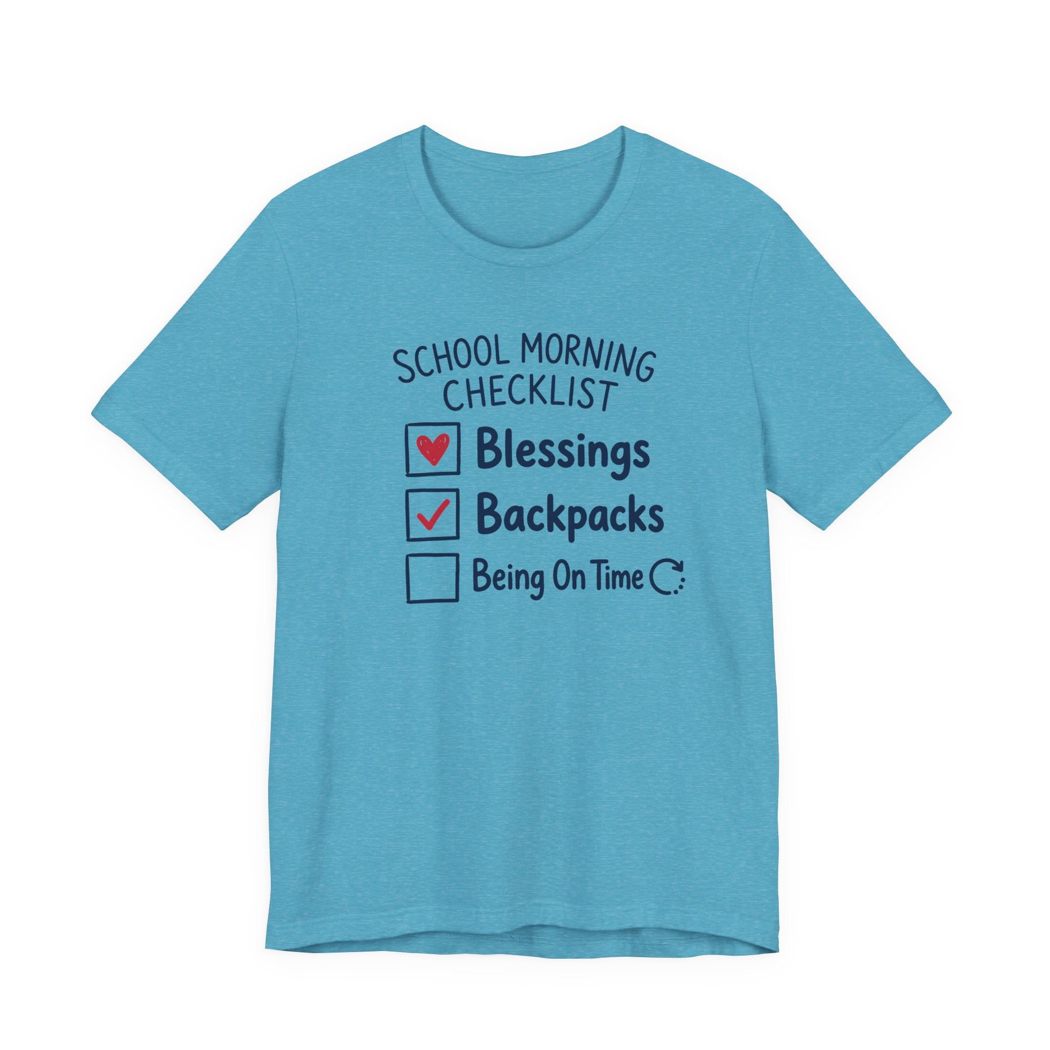 School Morning Checklist T-Shirt