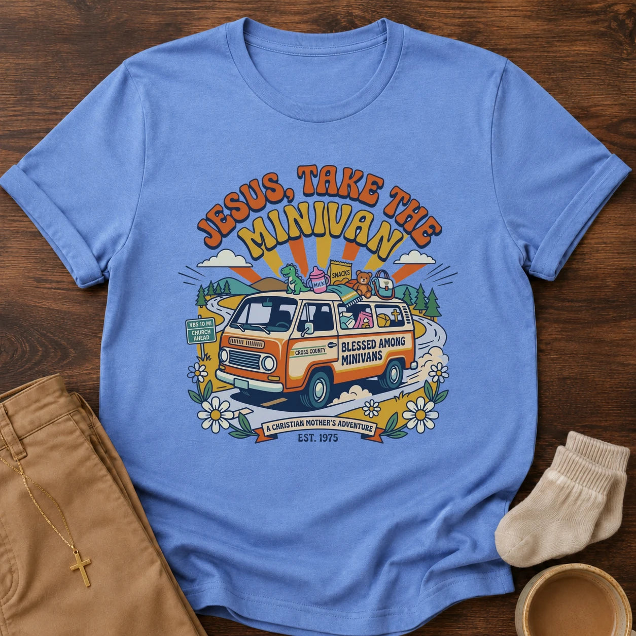 Heather Columbia Blue