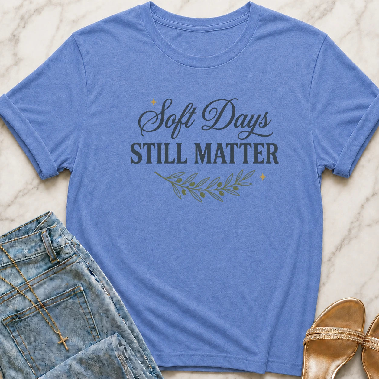 Heather Columbia Blue